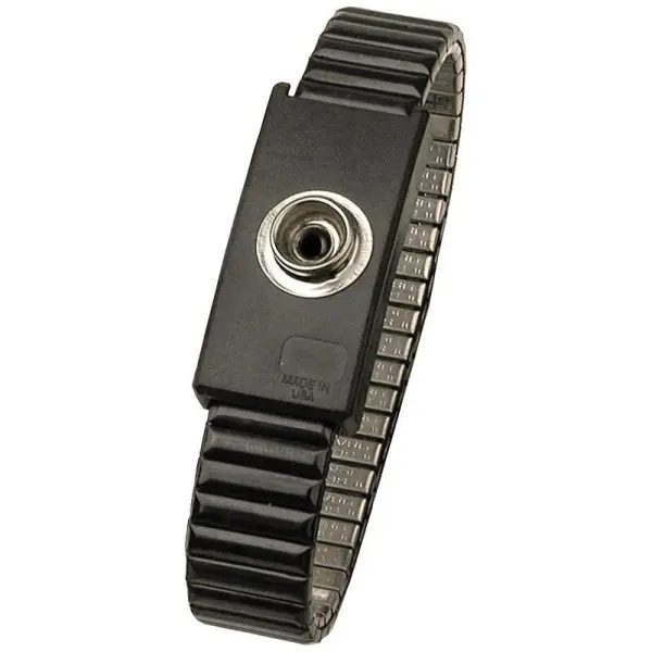 VERMASON Metal Expansion Adjustable Wrist Band Black 10mm
