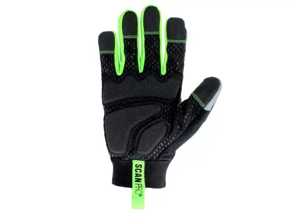 Scan - Gants anti-impact cuir synthétique & polymère - M