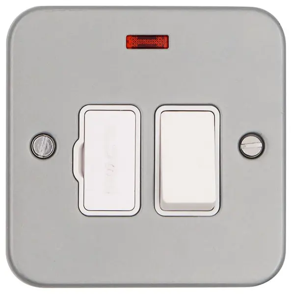 VIMARK Metalclad Switched Spur with Neon, 13A