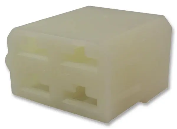 TE Connectivity FASTIN FASTON - Μητρώο Συνδέσμου 4 Συνδέσεων, Βήμα 10.8mm