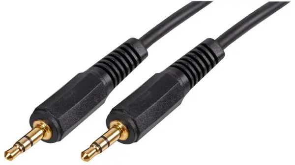 Pro Signal כבל אודיו 3.5mm סטריאו זכר לזכר, 2 מטר שחור