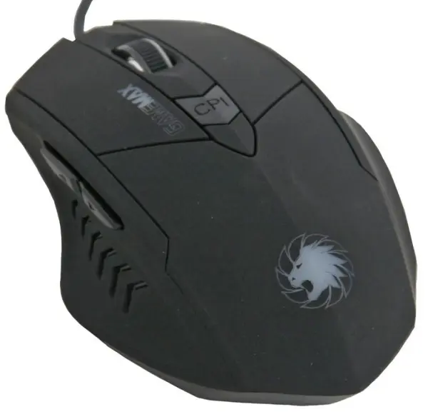 GAMEMAX Souris de Jeu Optique - 2000 DPI, Noire