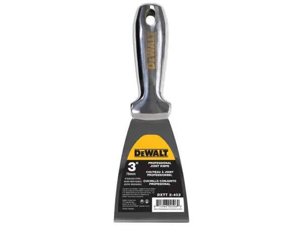DEWALT Stainless Steel Jointing/Filling Knife 75mm (3in)