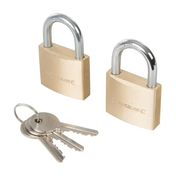 Silverline - Kunci Sama Padlock 2pk - 40mm