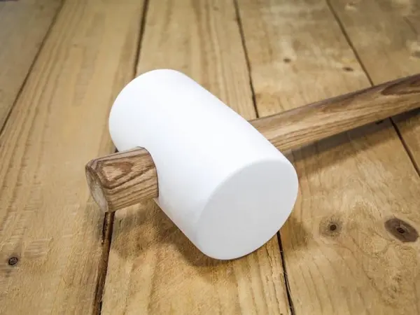 Faithfull FSC White Rubber Mallet - 24oz