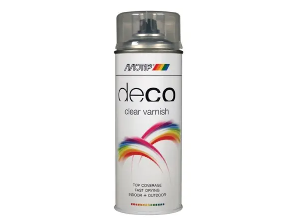MOTIP Deco Spray Clear Lacquer, High Gloss, 400ml