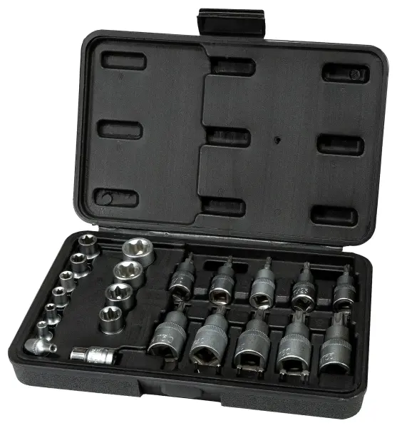 Rolson 29 Piece Torx Socket & Bit Set