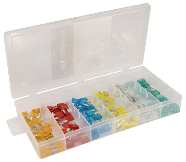 AUTO BAR 120 Piece Mini Blade Fuse Assorted Kit, 5-30A