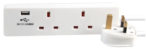 PRO ELEC 2-Θυρών Δικτύου Επέκτασης με USB, 1m
