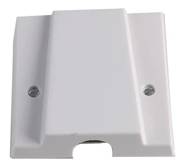 Volex Cooker Outlet Plate, White Moulded, 10mm²