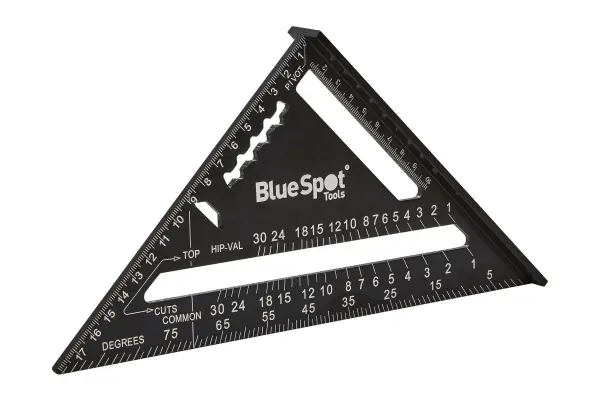 Blue Spot Tools 300毫米公制角度尺 木工铝制直角尺