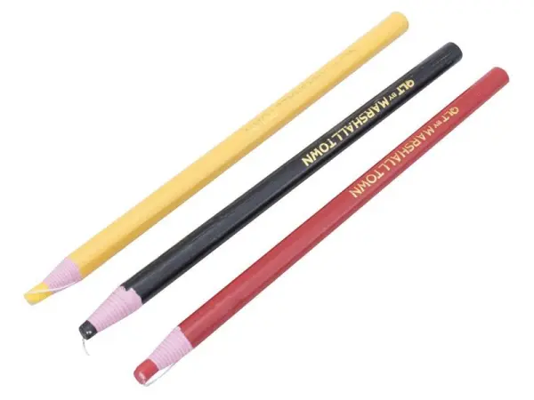 Marshalltown QLT China Markers (3 Pack) - Red, Black, Yellow