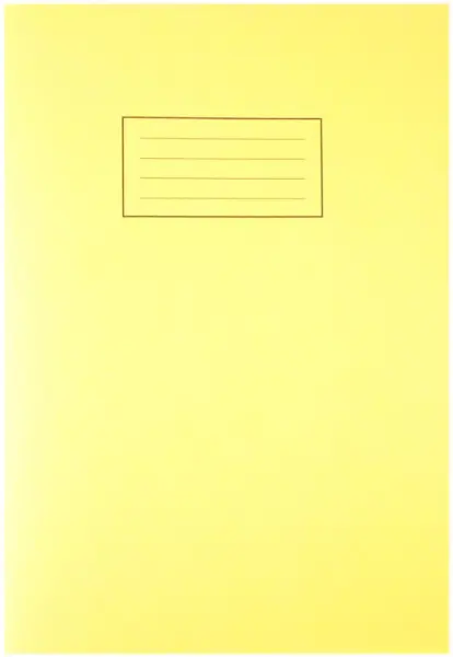 SILVINE A4 罫線入り イエロー ノート 80ページ