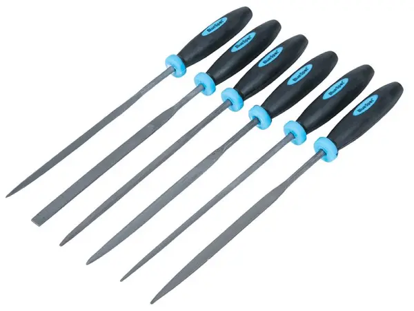 Blue Spot Tools Juego de Lima Mini de 6 Piezas con Estuche