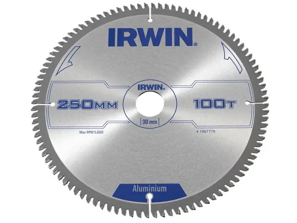 IRWIN Professional - Lann Ciorcláin Alúmanaim, 250mm x 30mm, 100T TCG