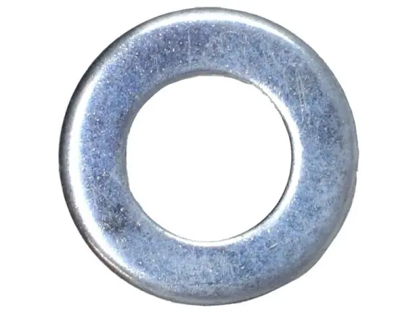 METALMATE Type A Plain Washers, Bright Zinc Plated, 6 mm, Box of 100