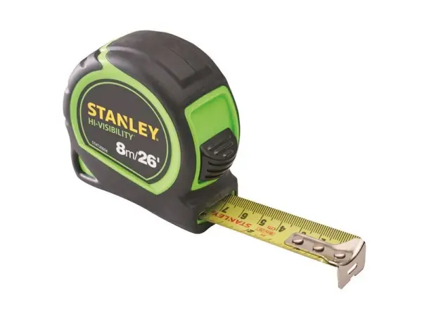 STANLEY Cinta Métrica Tylon Hi-Vis 8m/26ft
