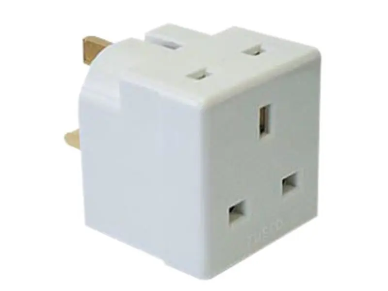 Dencon 13A Fused 2-Way Adaptor