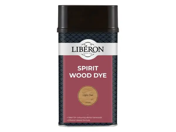 Liberon Spirit Wood Dye - Light Oak, 1 Litre