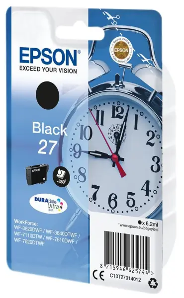 EPSON 27 Original Ink Cartridge, Black