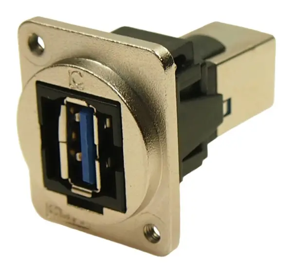 CLIFF USB B 3.0 konektor na USB A 3.0, stříbrný