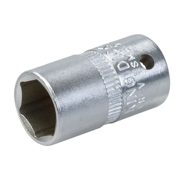 King Dick 1/4 Inch Drive 6-Point Socket, 10mm, High Grade Steel