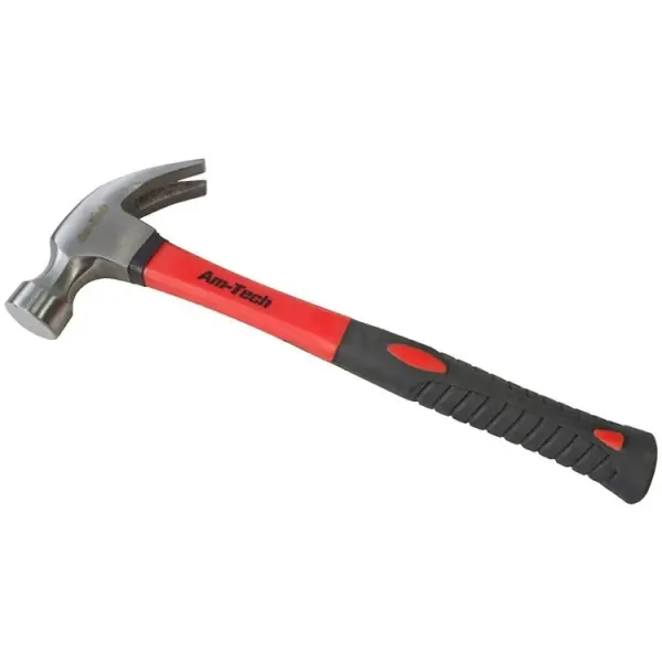Amtech 8oz Fibreglass Shaft Claw Hammer