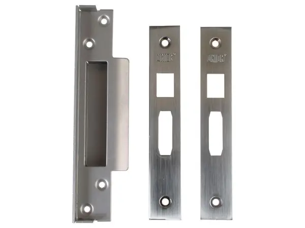 UNION StrongBOLT 2200 Mortice Sashlock Rebate Kit, 13mm, Satin Chrome