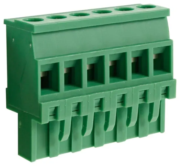 CAMDENBOSS Verticale Aansluitklem Blok, 6-Polig, 15A, 5.08mm