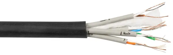 Van Damme Digitour 8 Core Audio Cable 1m Black