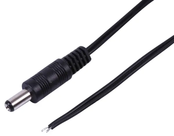 PRO ELEC DC Power Extension Lead, Plug to Bare Ends - 2.1x5.5mm 5m