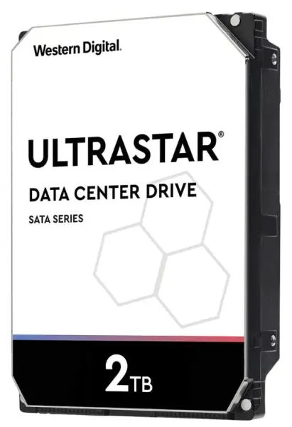 WD Ultrastar Tiomáint Dhrua 3.5″ SATA 6Gb/s, 2TB