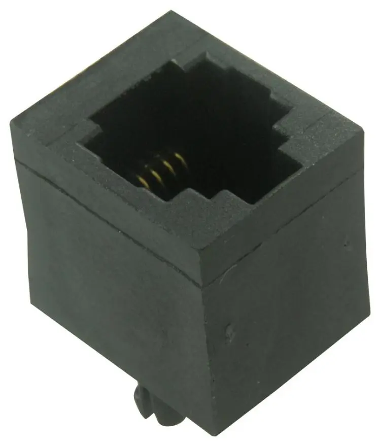 MH CONNECTORS - Prise modulaire verticale 6P6C pour montage sur circuit imprimé