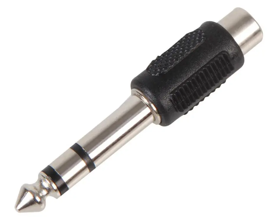 PRO SIGNAL Adaptador de Phono a Jack Estéreo 6.35mm