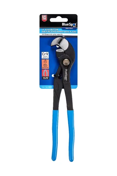 Blue Spot Tools - Pepatuk Parrot Quick Release 250mm dengan Butang Tekan