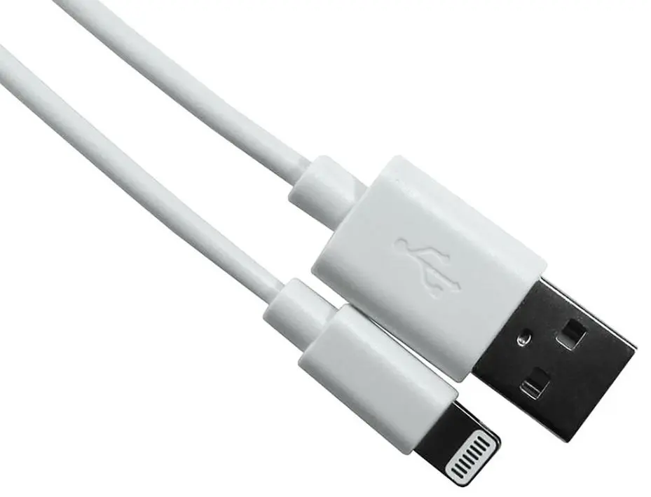 NEWLINK - Kabel USB 2.0 Type-A ke Lightning Pensijilan MFI, 1m Putih