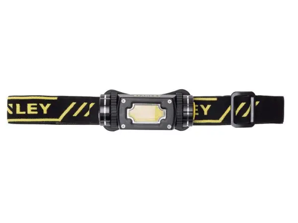 STANLEY Magnetic Head Torch, 300 Lumens, with Batteries