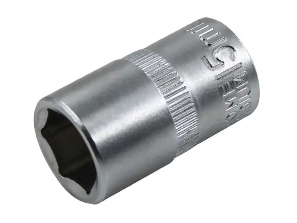 Faithfull Hex Socket, 1/2in Drive - 15mm