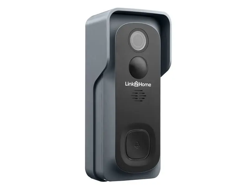 Link2Home Weatherproof Smart Doorbell with 1080p Camera