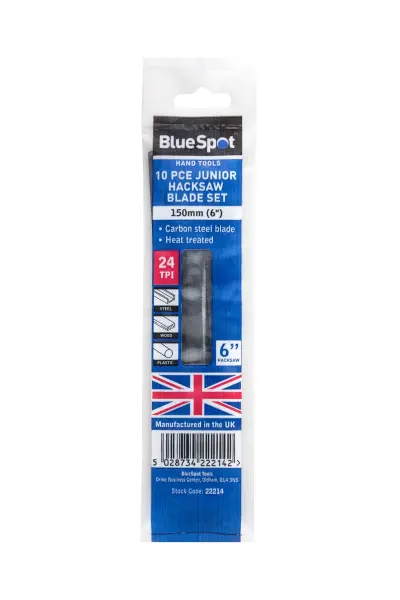 Blue Spot Tools 10ks set pilníků 150mm pro jemnou pokosovou pilu
