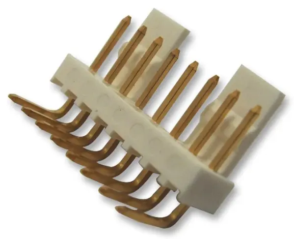 MOLEX Rechthoekige Connector, 8 Posities, 2,54 mm Pitch, Verguld