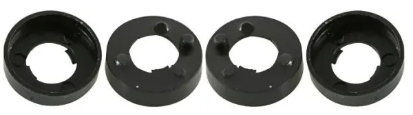 PENN ELCOM Podložky M6 s protirotačním kolíkem, 19mm, balení 4 ks