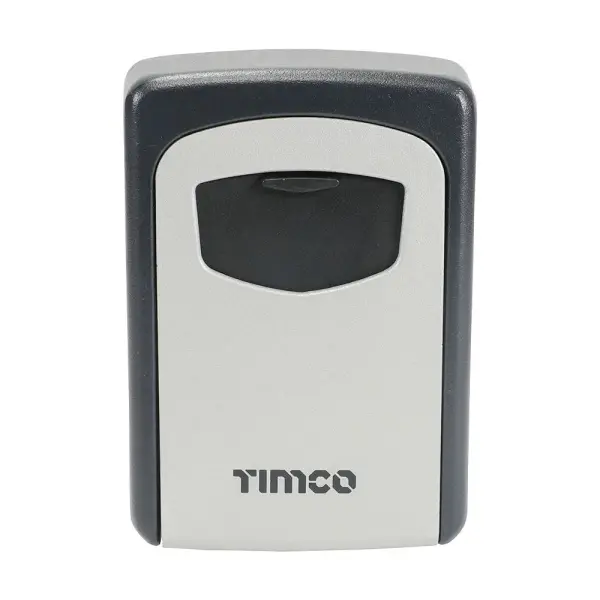 Timco Key Safe, 120 x 85 x 40mm, Black & Aluminium
