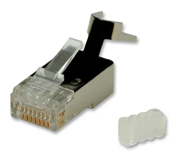 ROLINE Modulaire RJ45 Plug, Cat6, Afgeschermd, Massieve Draad (10 stuks)