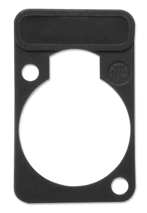 NEUTRIK Plaque de marquage pour coque D-sub, Noir