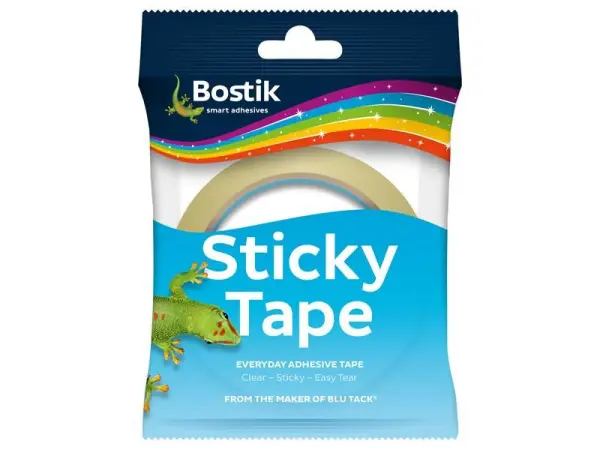 Bostik נייר דבק שקוף, 24 מ״מ x 50 מטר