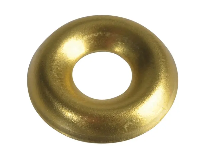 ForgeFix Solid Brass No.6 Screw Cup Washers, Pack of 200