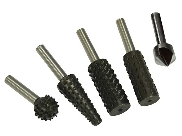 Faithfull Rotary Vijl- en Verzonkenboor Set, 5-delige