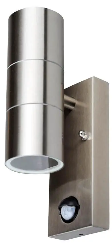 V-TAC Up/Down Wall Light with PIR, GU10, IP44