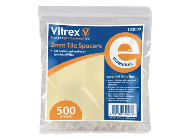 Vitrex Essential - Διαχωριστικά Πλακιδίων 2mm (Συσκευασία 500 τεμ.)